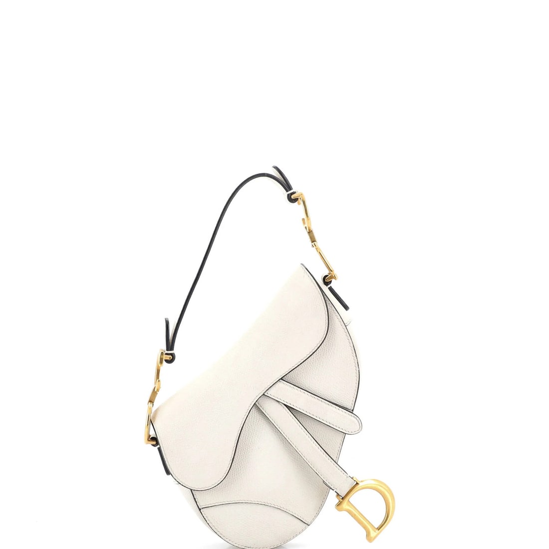 Christian Dior Mini Saddle Leather Handbag: Christian Dior Mini Saddle Leather Handbag The Christian Dior Mini Saddle Leather Handbag is a timeless and elegant accessory that exudes sophistication. With its classic saddle design, white leather