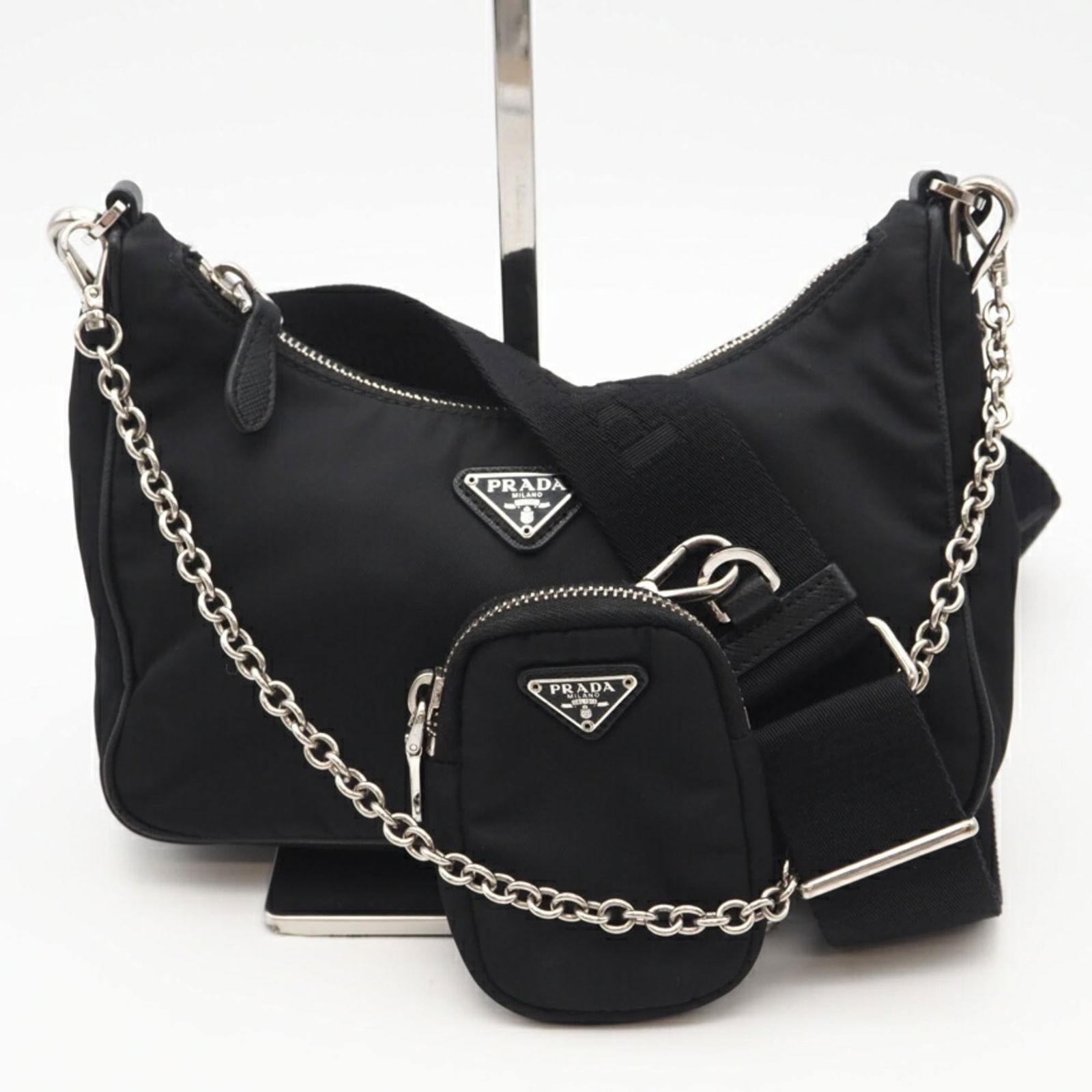Prada Leather Shoulder Bag - 2