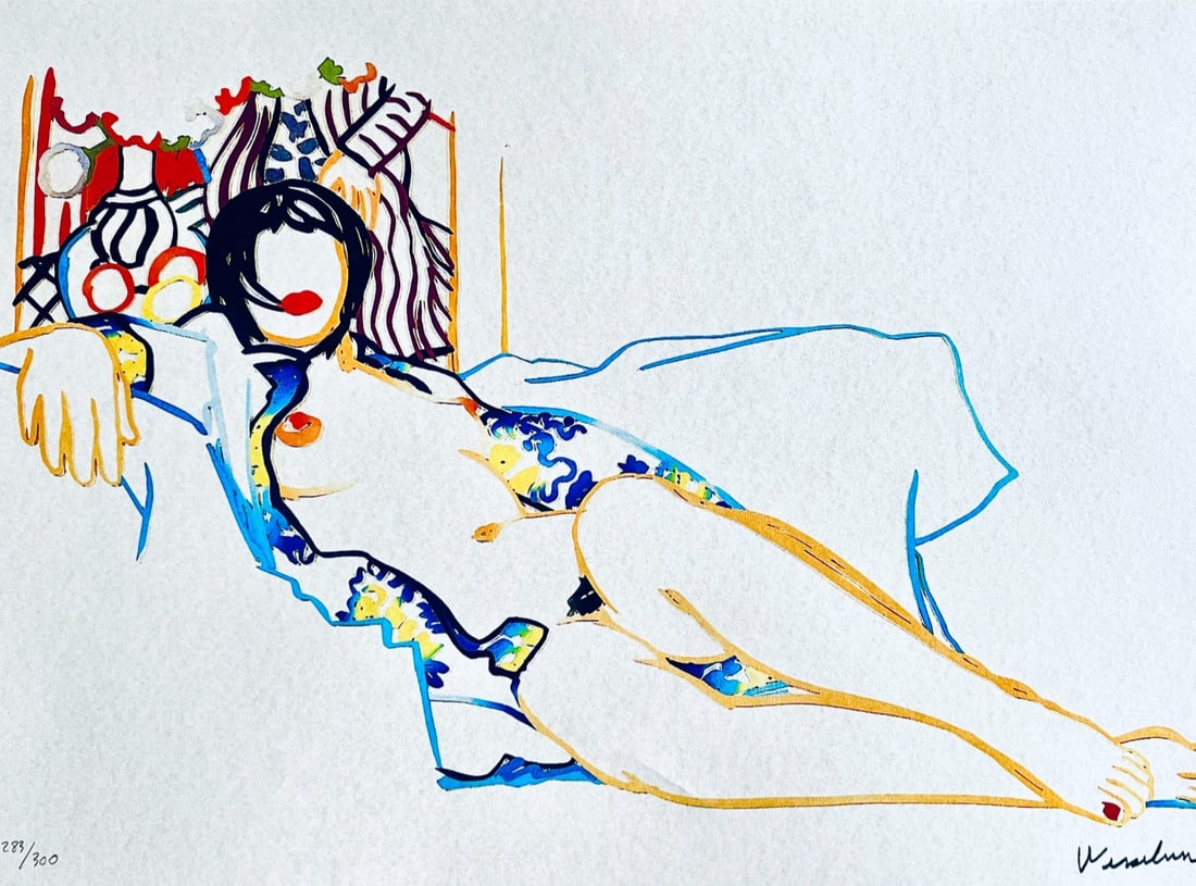 Wesselmann Lithograph, Handmade, Numbered 7 - 2