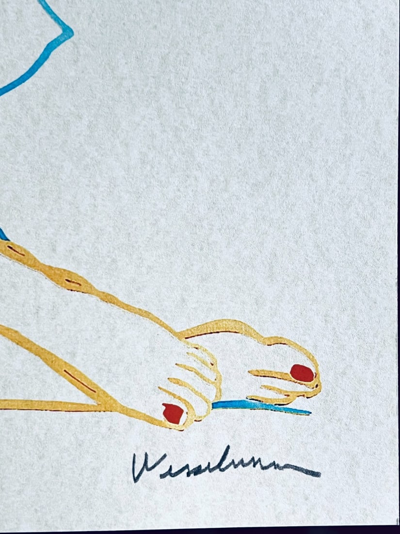 Wesselmann Lithograph, Handmade, Numbered 7 - 7