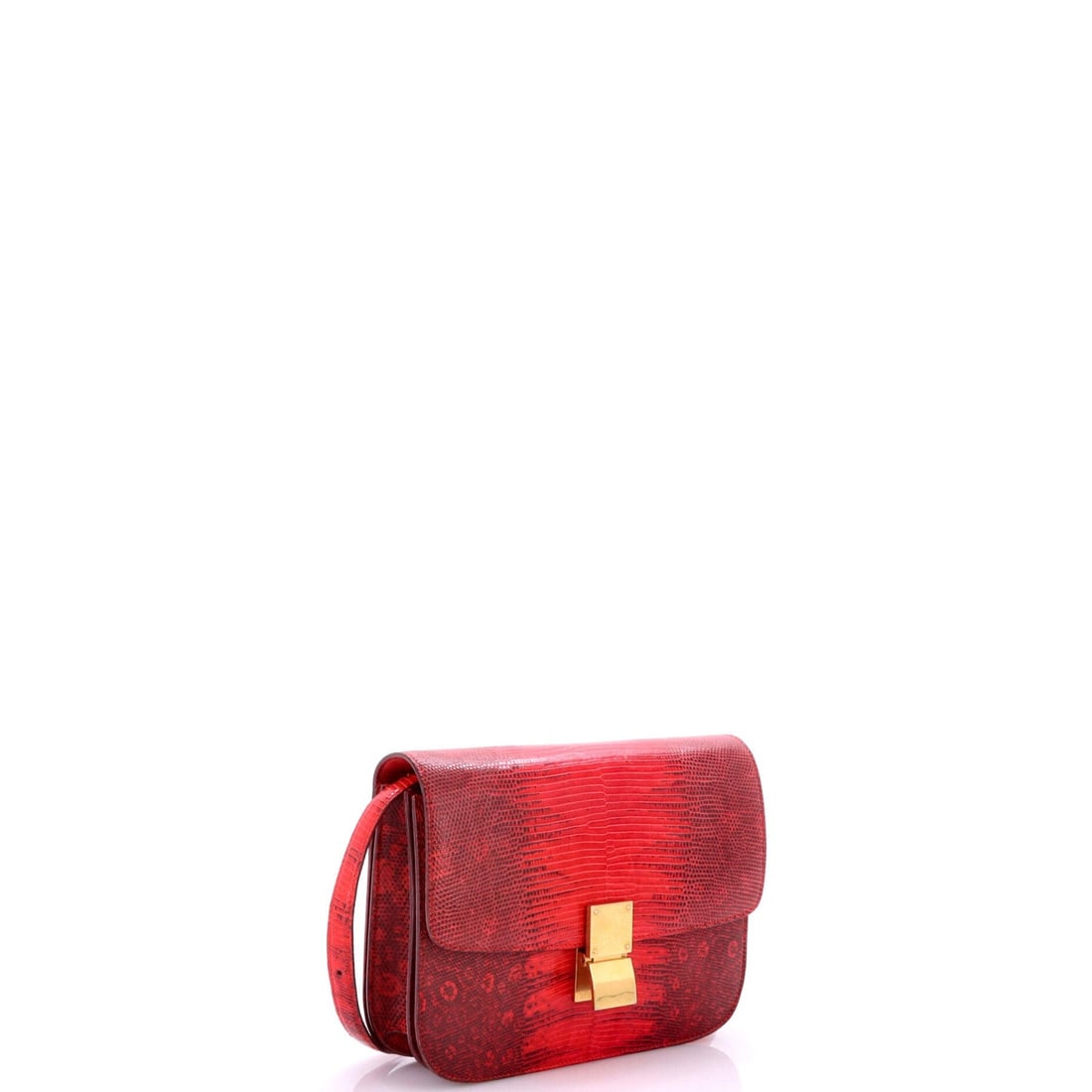 Celine Classic Medium Lizard Box Bag - 2