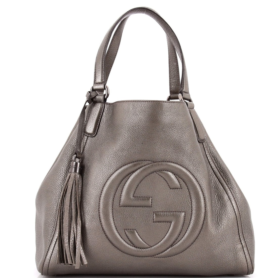 Gucci Soho Medium Leather Shoulder Bag: Gucci Soho Medium Leather Shoulder Bag The Gucci Soho Medium Leather Shoulder Bag is a timeless classic, boasting sleek metallic accents and neutral interior that adds a touch of sophistication to