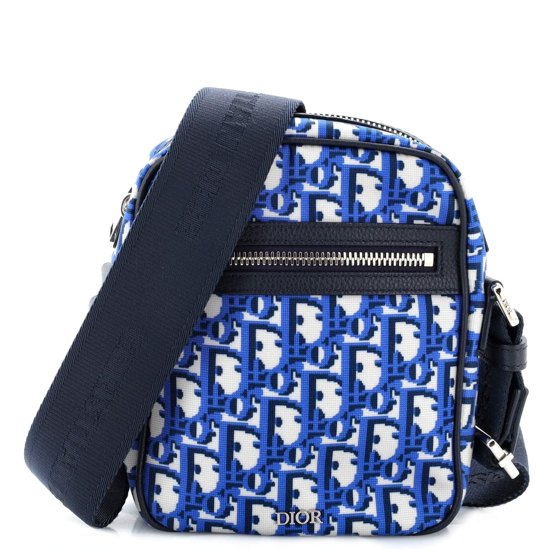 Pixel Christian Dior Messenger Pouch Oblique: Pixel Christian Dior Messenger Pouch Oblique A stylish and versatile messenger pouch from Christian Dior, the Pixel Oblique is a chic accessory perfect for everyday carry. Its sleek blue exterior and
