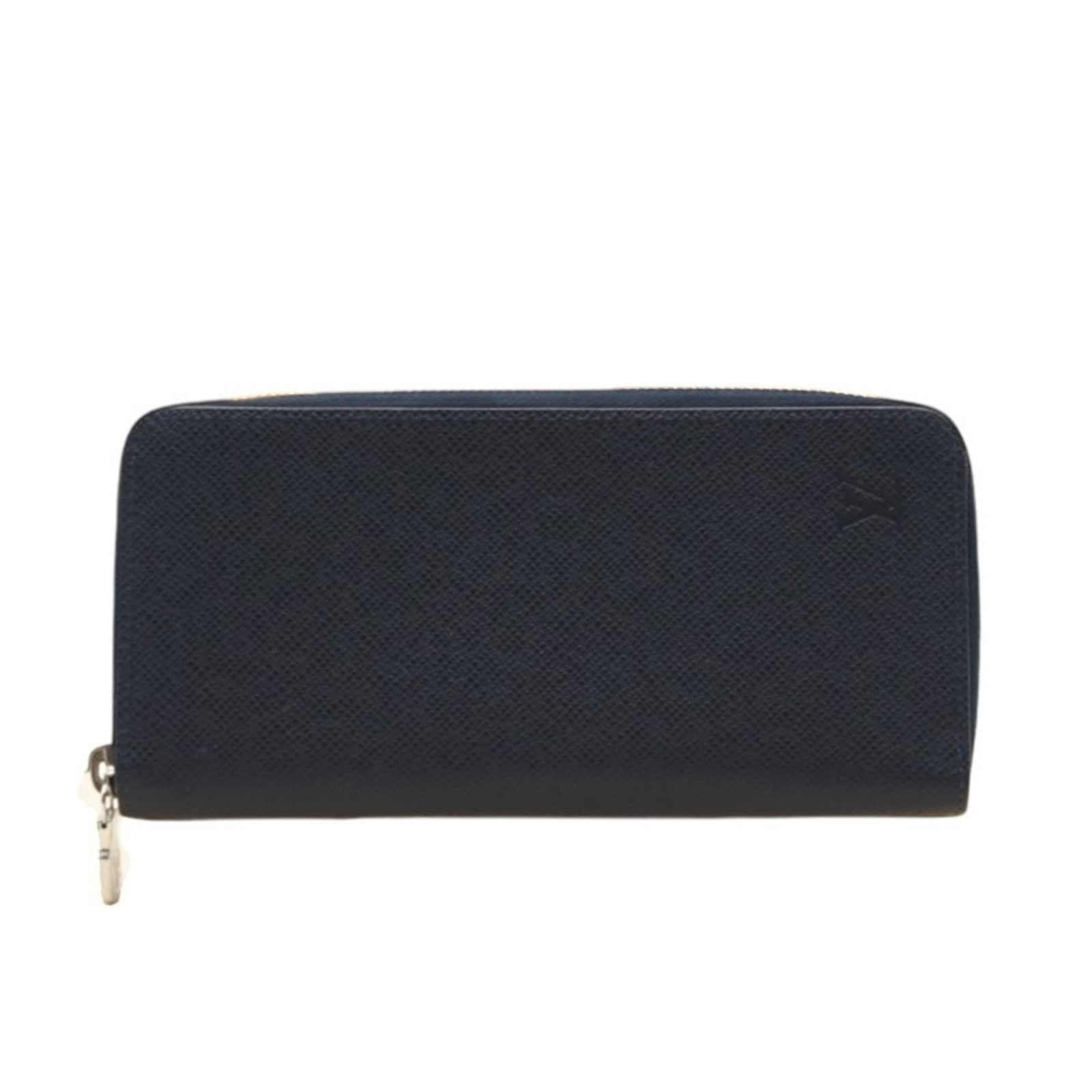 Louis Vuitton Bi-Fold Wallet in Taiga Leather: Louis Vuitton Bi-Fold Wallet in Taiga Leather A pre-owned Louis Vuitton Bi-Fold Wallet in Taiga Leather, offering a timeless and sophisticated touch to any outfit. With its classic bi-fold design and