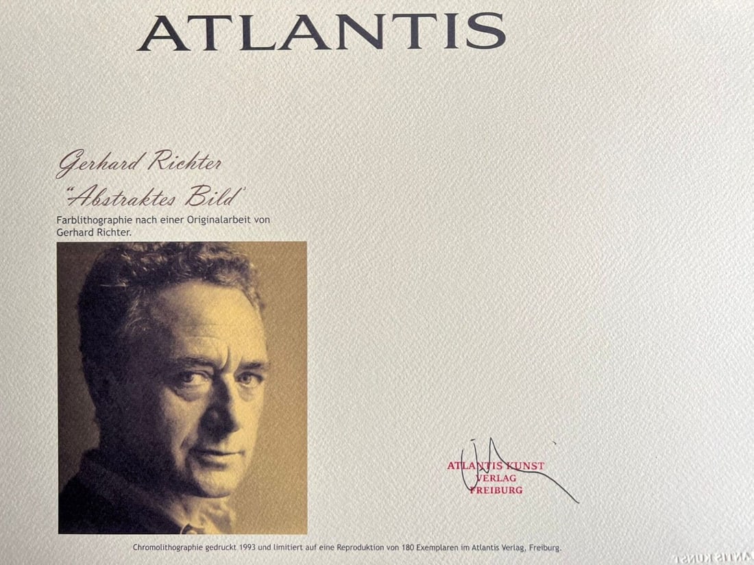 Lithograph Gerhard Richter - 9