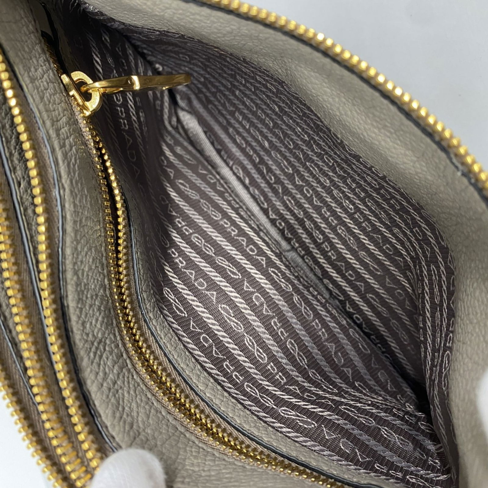 Prada Leather Shoulder Bag - 4