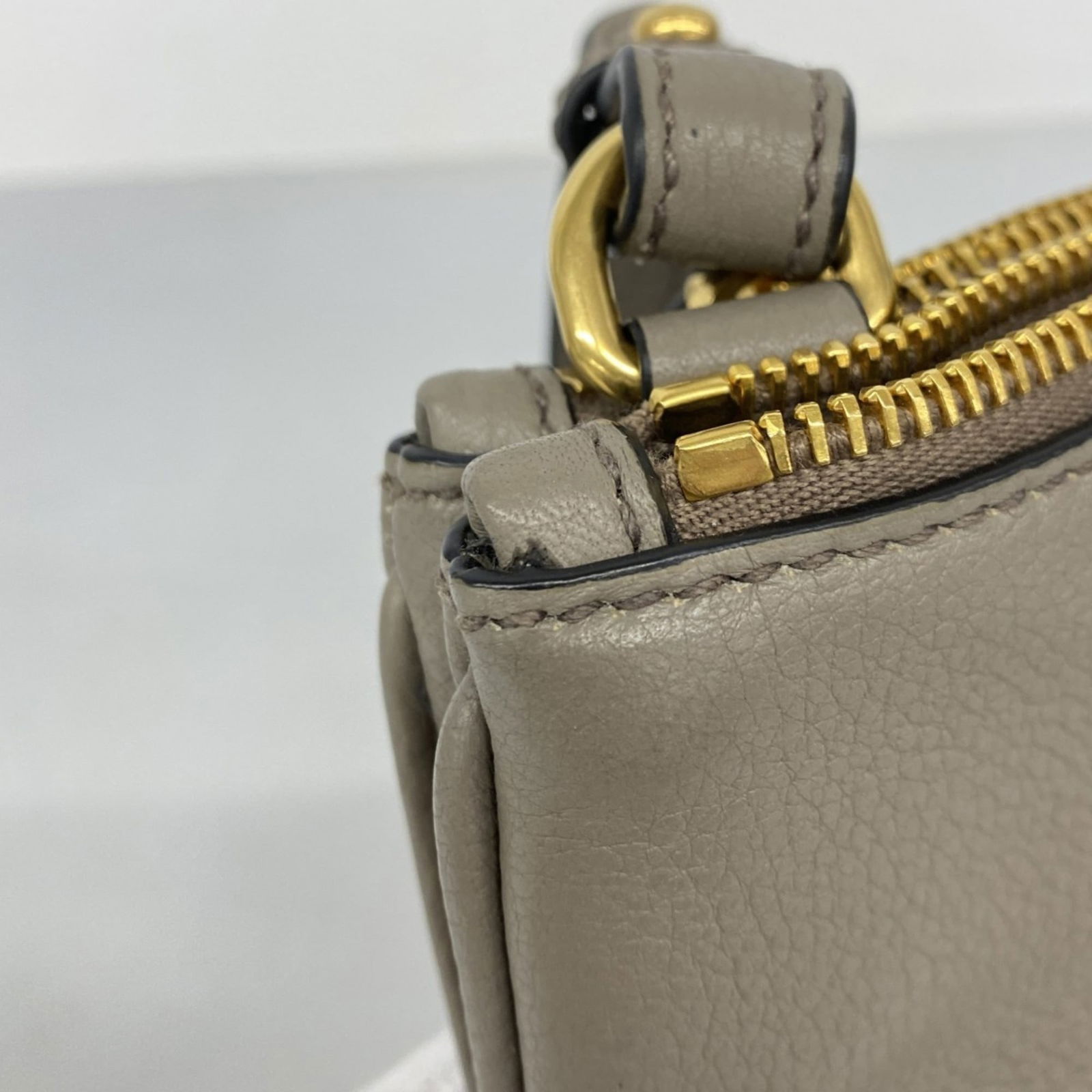 Prada Leather Shoulder Bag - 7