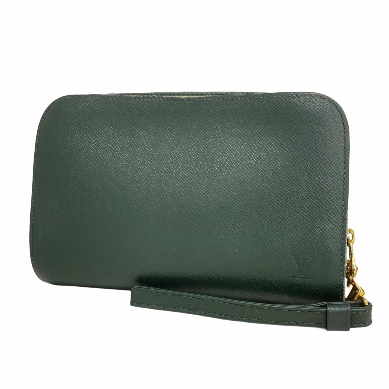 Bag Louis Vuitton Clutch: Bag Louis Vuitton Clutch A luxurious Episea-colored Louis Vuitton clutch, perfect for adding a touch of sophistication to any evening outfit. With its classic design and durable construction, this