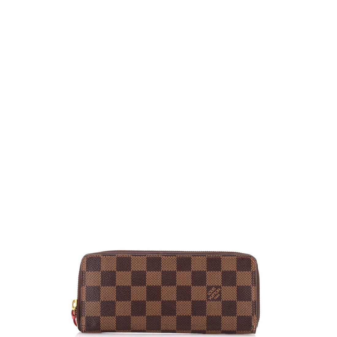 Louis Vuitton Clemence Wallet in Damier: Louis Vuitton Clemence Wallet in Damier The Louis Vuitton Clemence Wallet in Damier is a timeless classic, boasting the iconic brand's signature canvas coated exterior and rich leather interior. With
