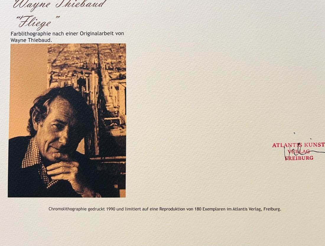 Lithograph Wayne Thiebaud - 11