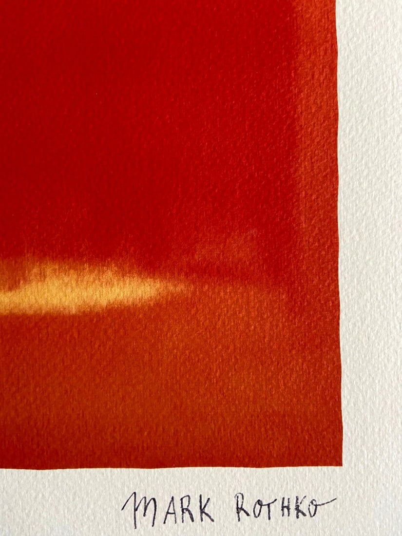 Mark Rothko Lithograph # - 7