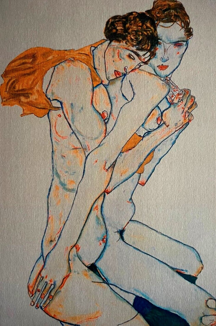 Numbered Egon Schiele Lithograph - 3