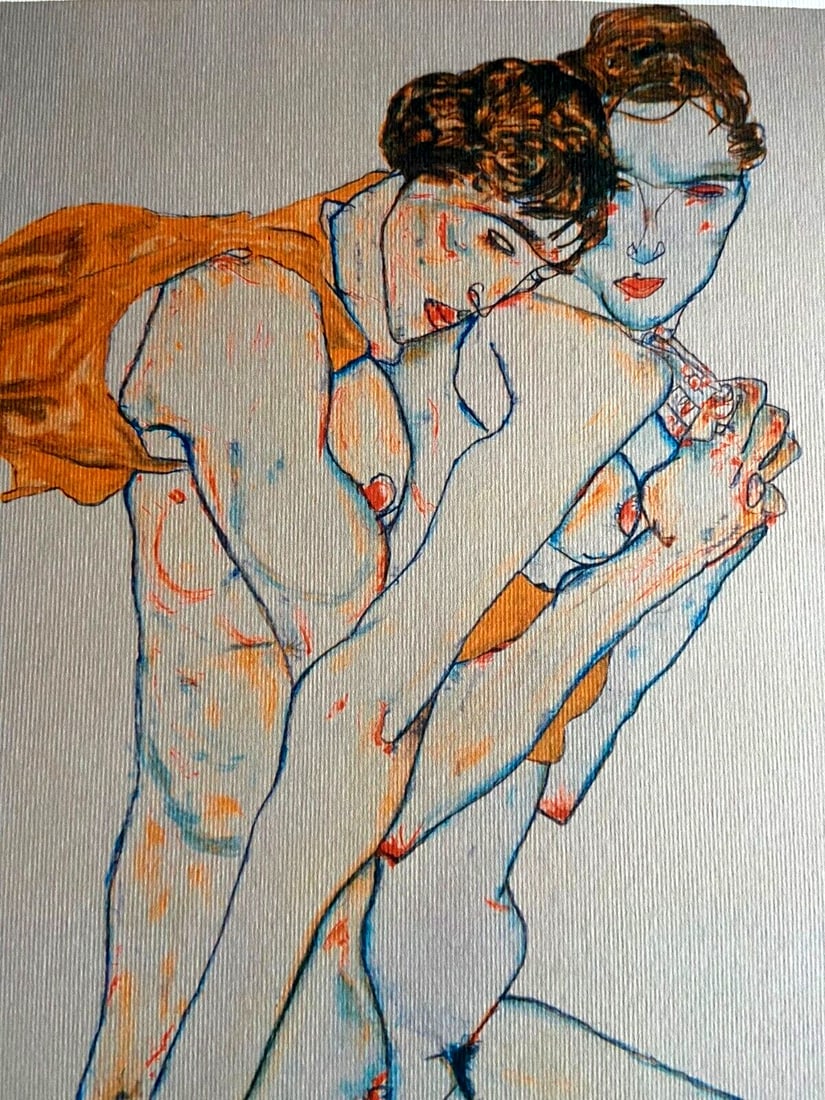 Numbered Egon Schiele Lithograph - 4