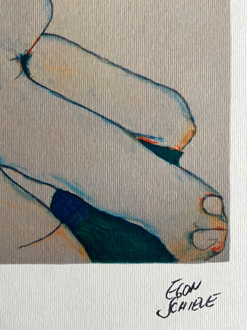 Numbered Egon Schiele Lithograph - 7