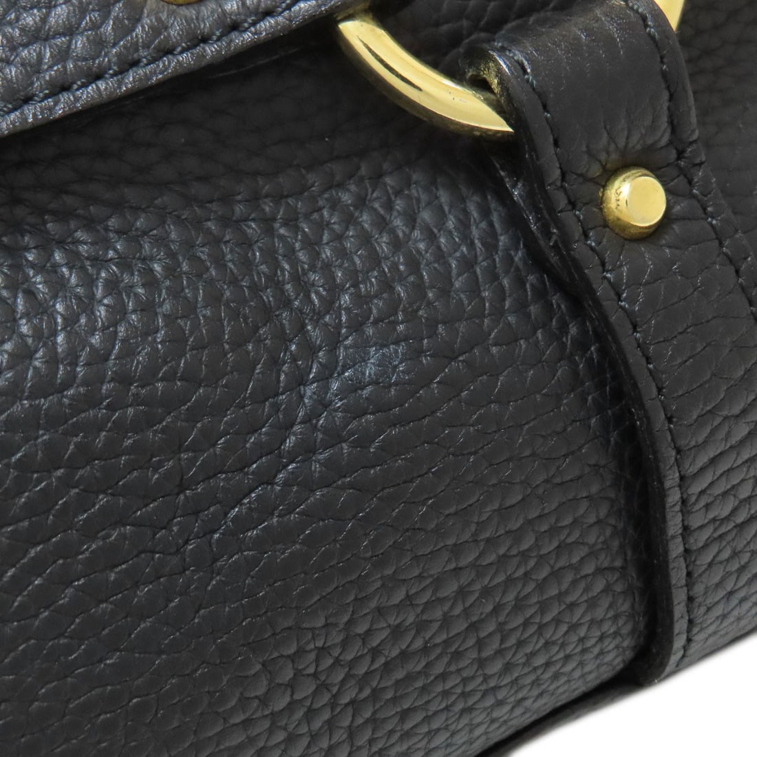 Boston Leather Bag with ADMJ Logo - 11