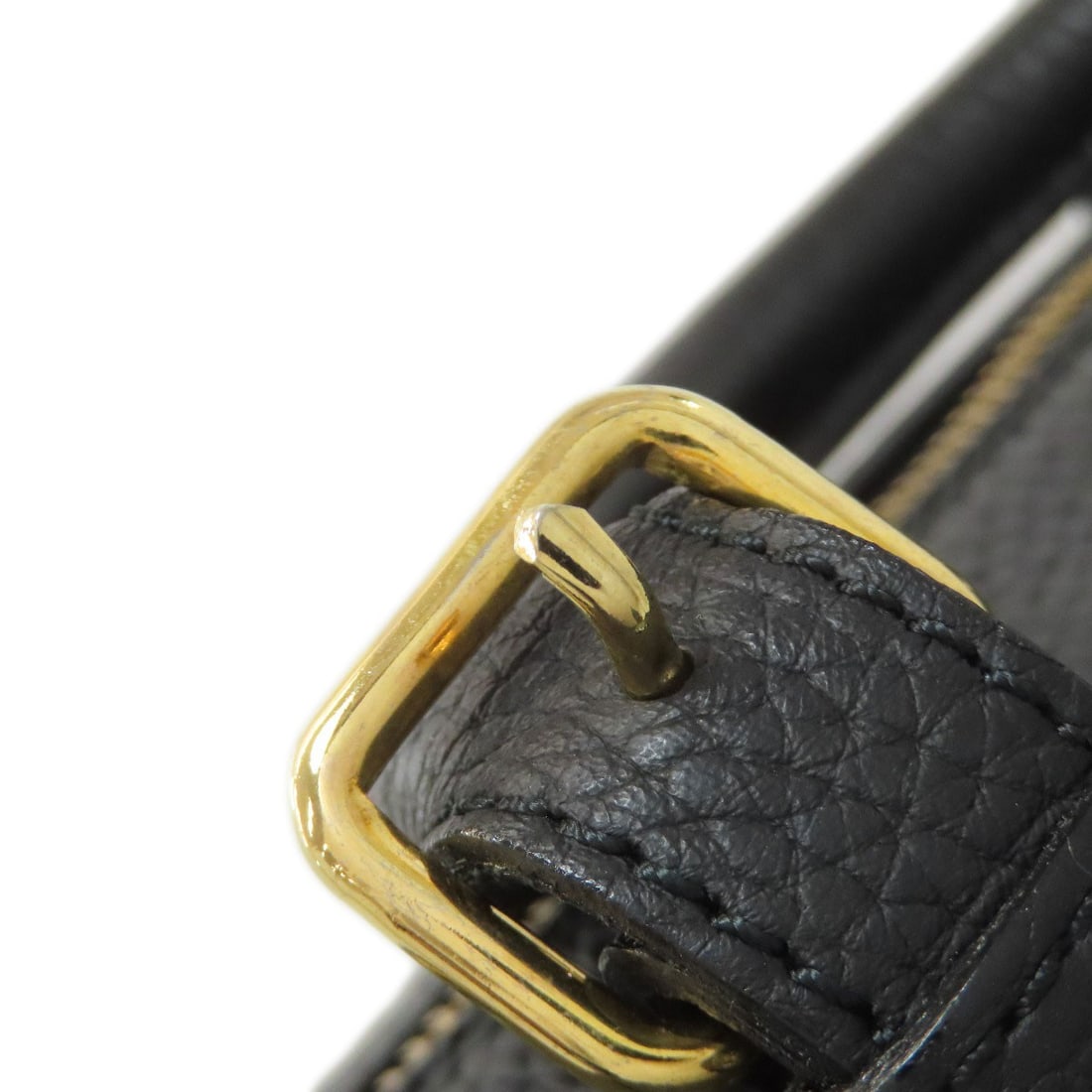 Boston Leather Bag with ADMJ Logo - 14