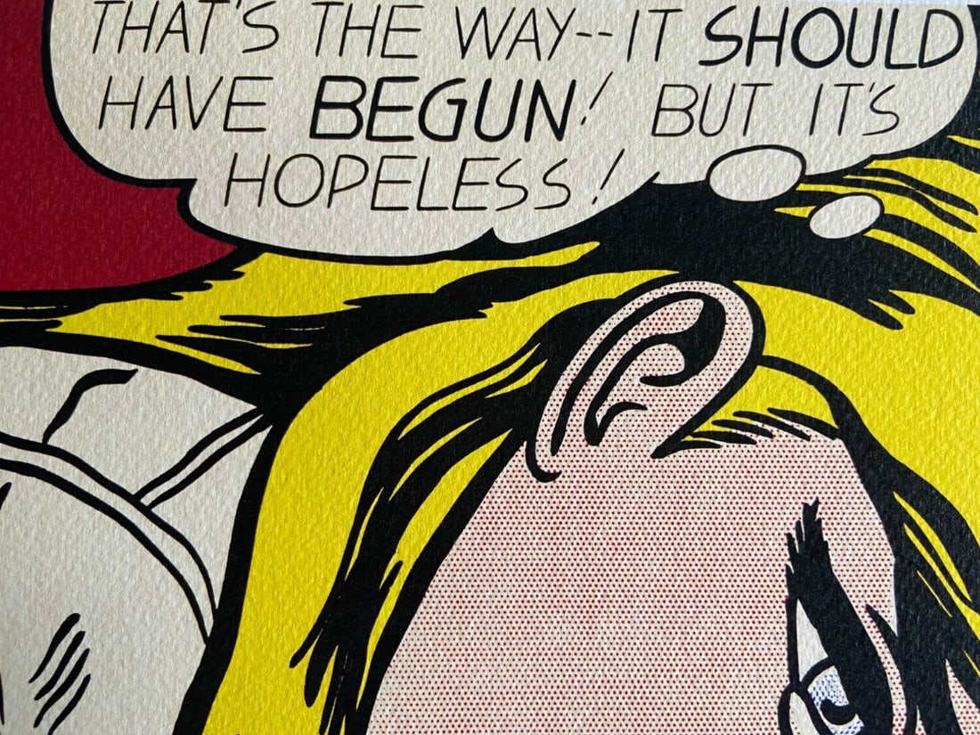 Numbered Roy Lichtenstein Lithograph - 6