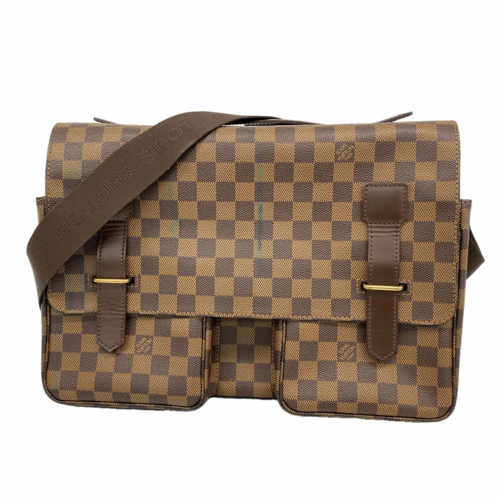 Handbag Louis Vuitton: Handbag Louis Vuitton A classic Louis Vuitton handbag, the Ebene style exudes timeless elegance with its iconic monogram pattern and sleek design. With its spacious interior and sturdy 23cm size,