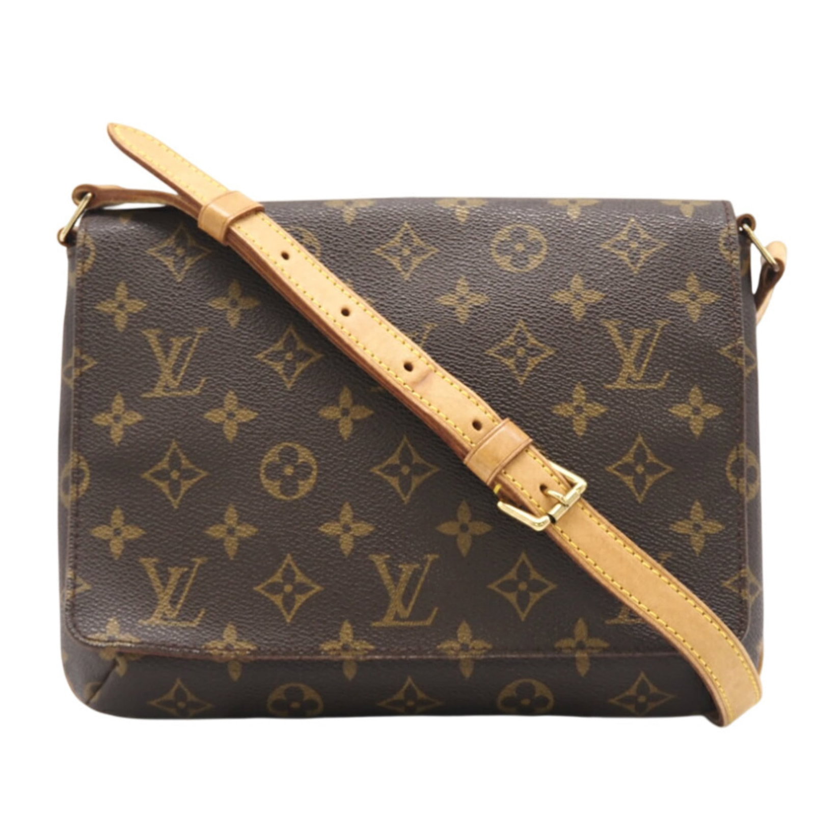 Louis Vuitton Coated Canvas Shoulder Bag: Louis Vuitton Coated Canvas Shoulder Bag A timeless and stylish addition to any wardrobe, this pre-owned Louis Vuitton Coated Canvas Shoulder Bag boasts the iconic brand's signature monogram pattern