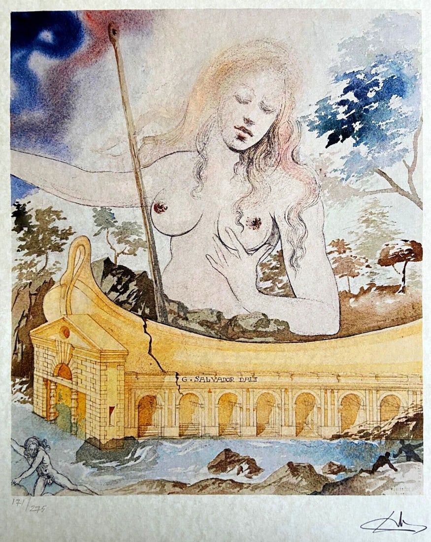 Made Lithograph Op Numbered - Salvador Dal: Made Lithograph Op Numbered - Salvador Dal A rare and beautiful opportunity to own a piece of art history, this limited edition lithograph by Salvador Dal is a stunning representation of the artist's