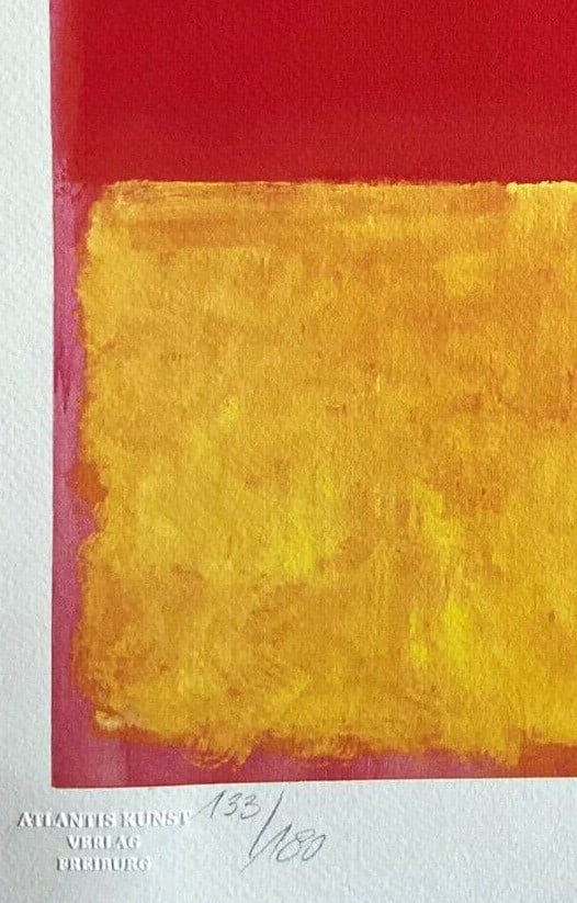 Numbered Mark Rothko Lithograph Op And - 5