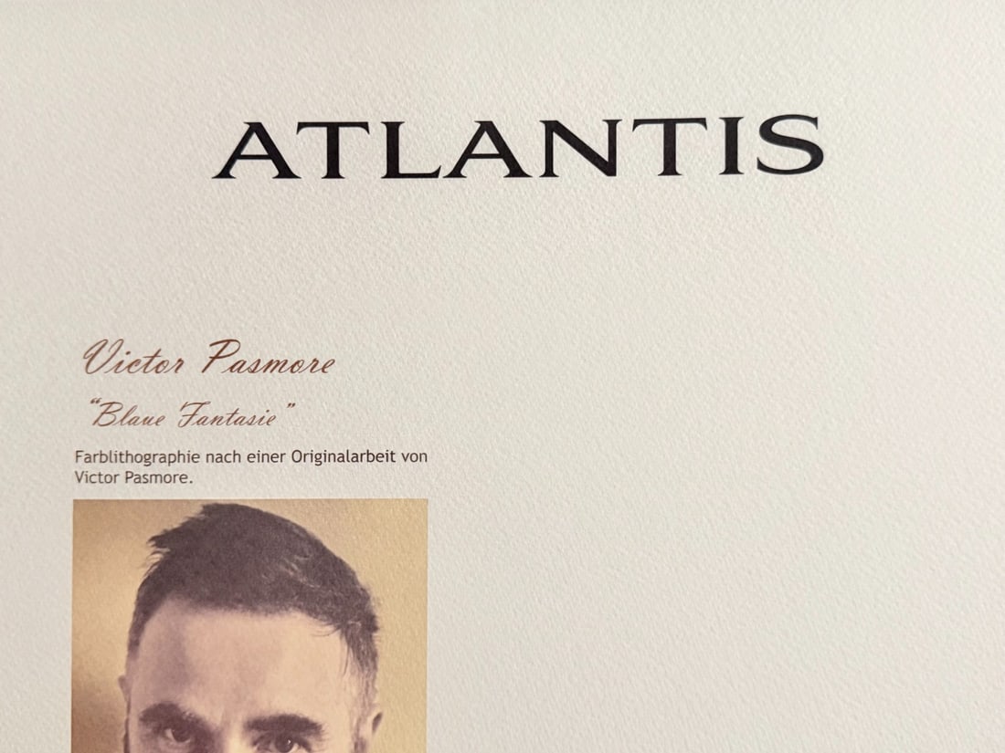 Numbered Victor Pasmore Lithograph - 7