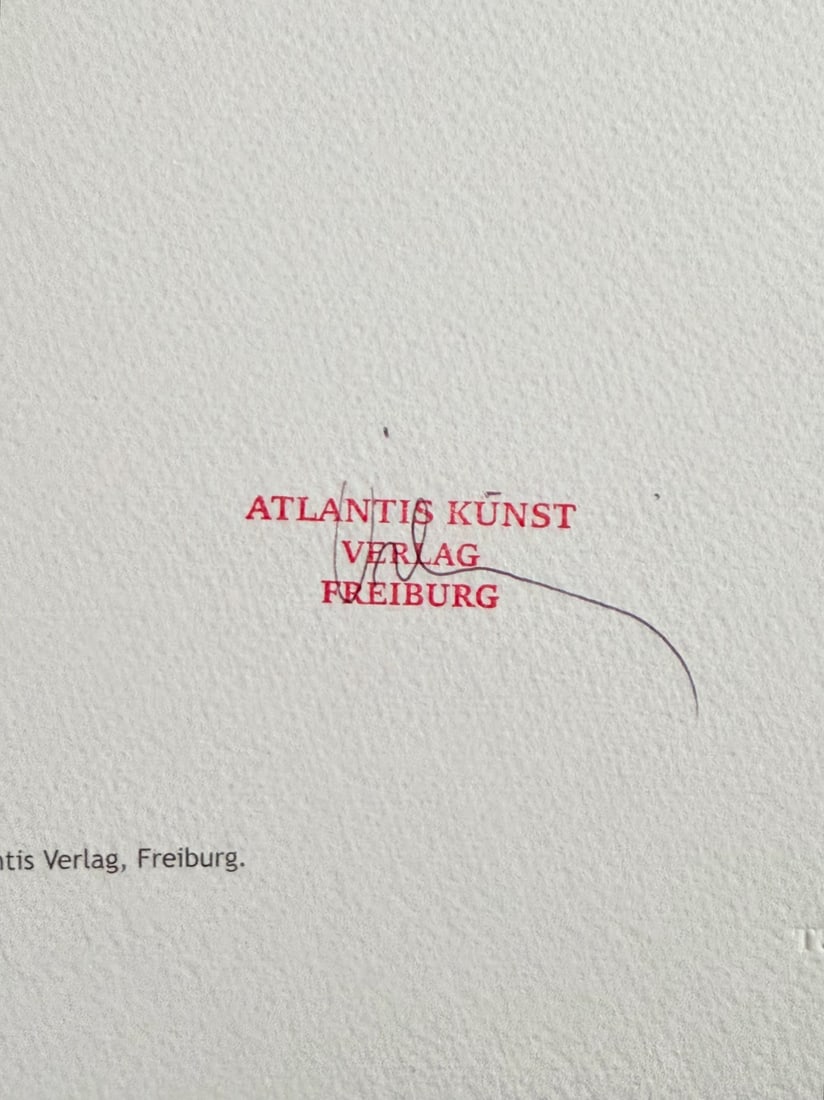 Numbered Victor Pasmore Lithograph - 9