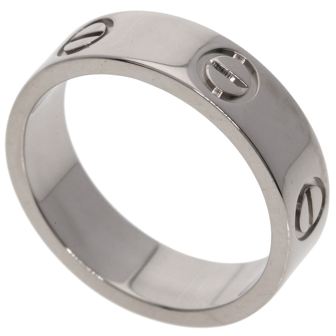 CARTIER Love Ring #54 in K18 White Gold (1 of 6)
