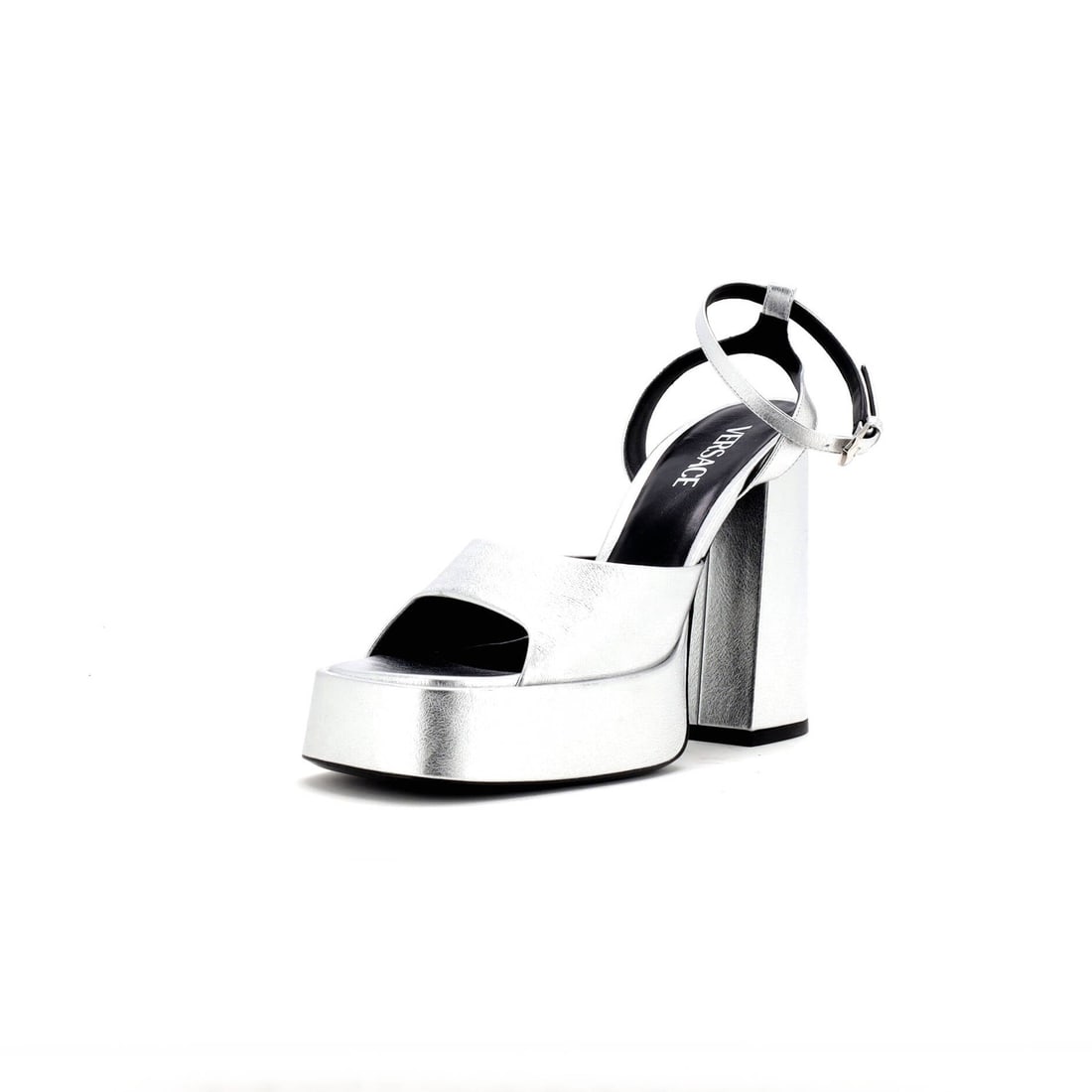 Versace Women's Medusa Aeternitas Platform Leather Sandals (1 of 5)