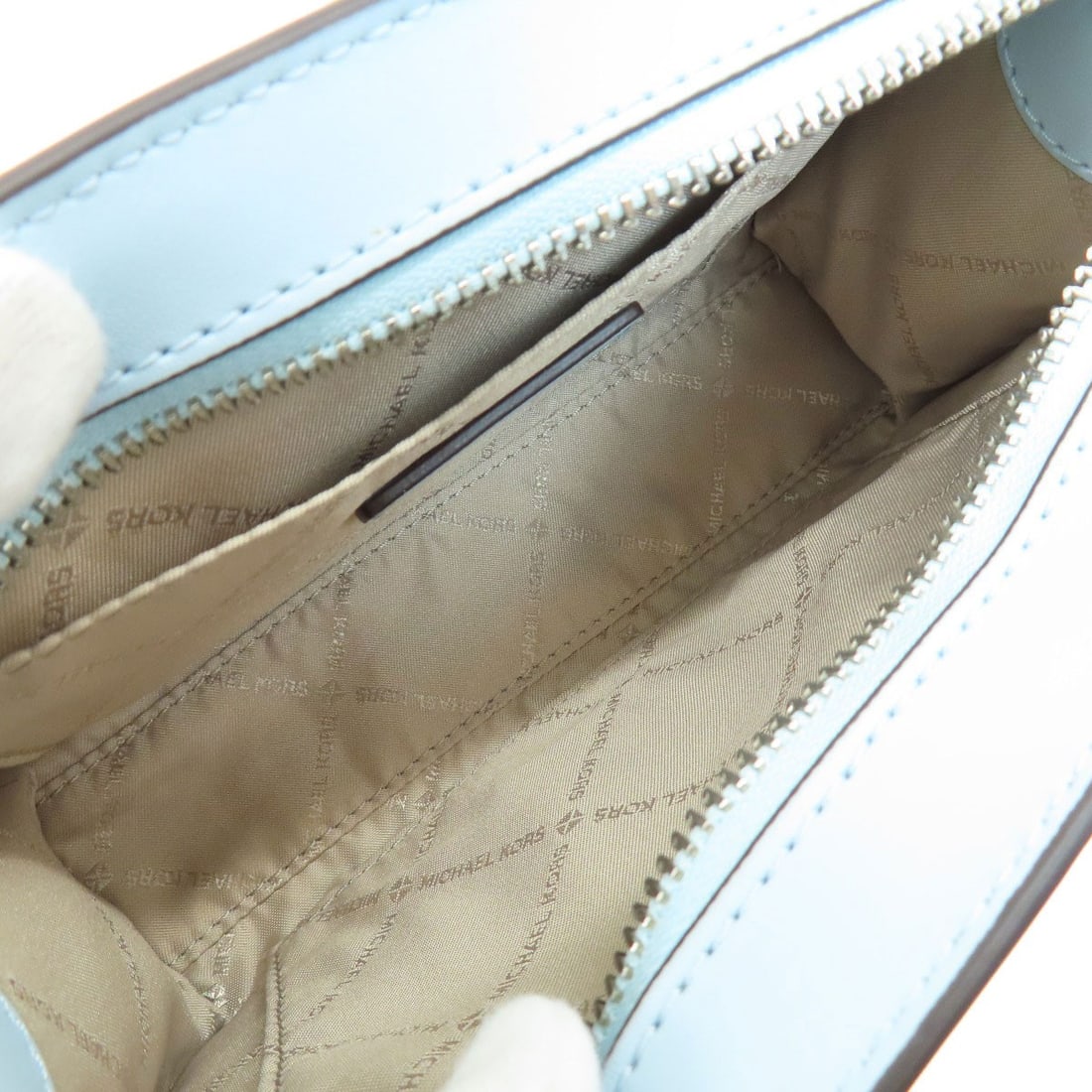 Michael Kors Logo Hardware Long Shoulder Bag in PVC - 5