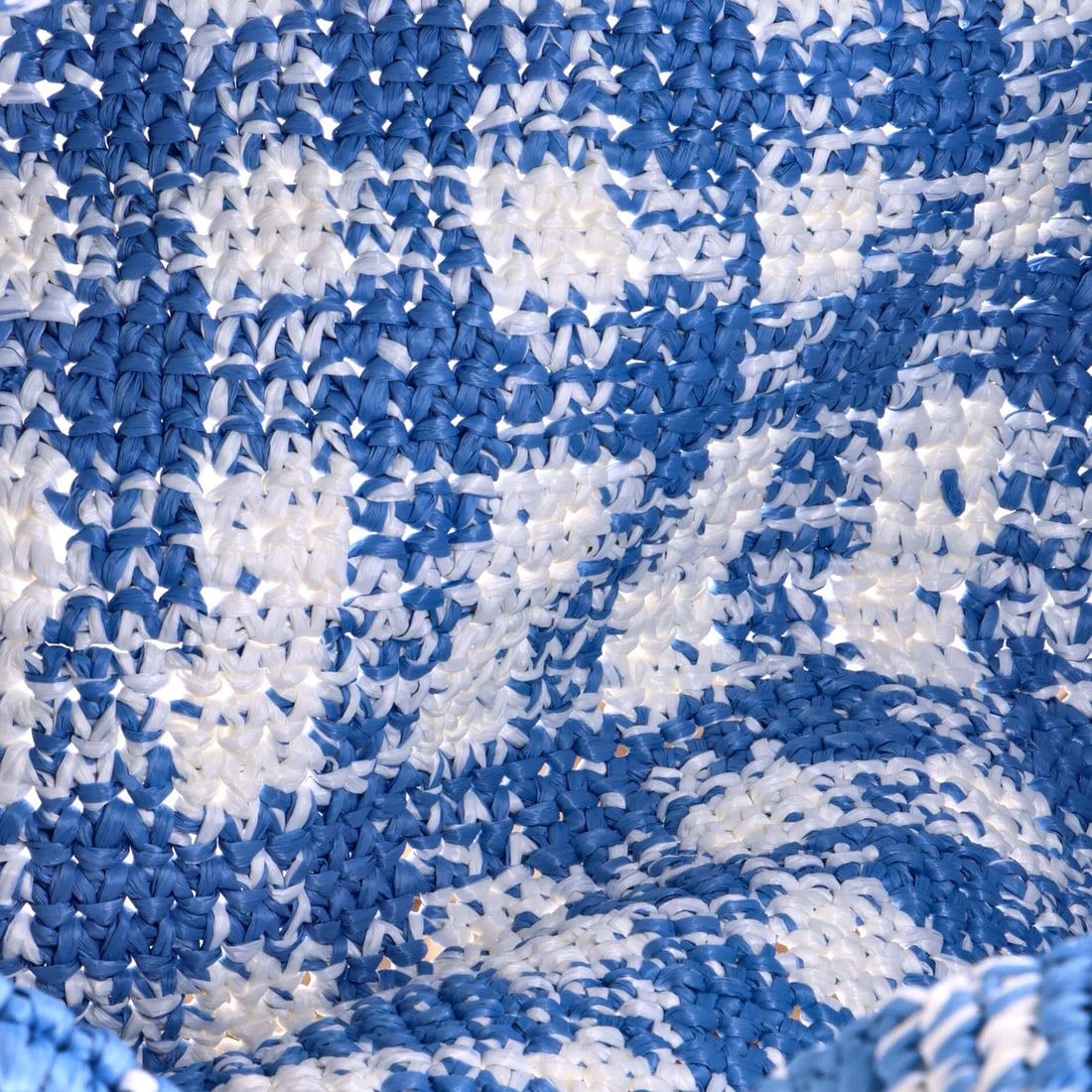 Large Prada Logo Tote Raffia - 5