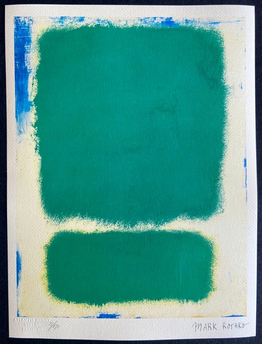 Mark Rothko Lithograph #Op - 2