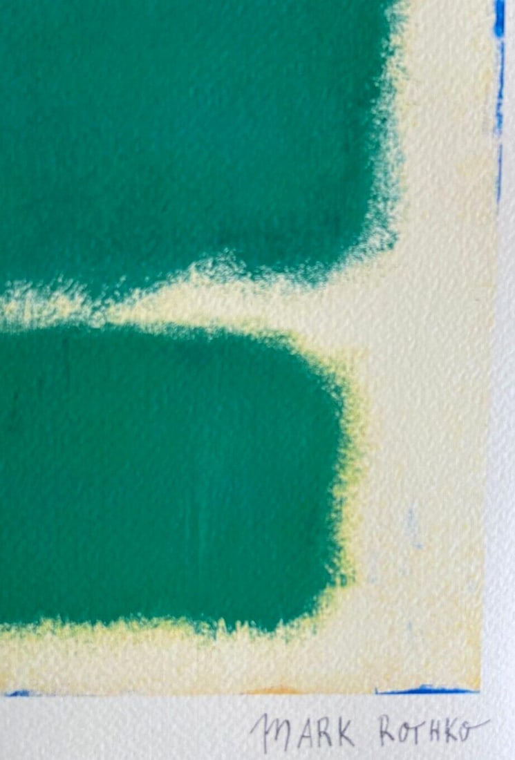Mark Rothko Lithograph #Op - 6