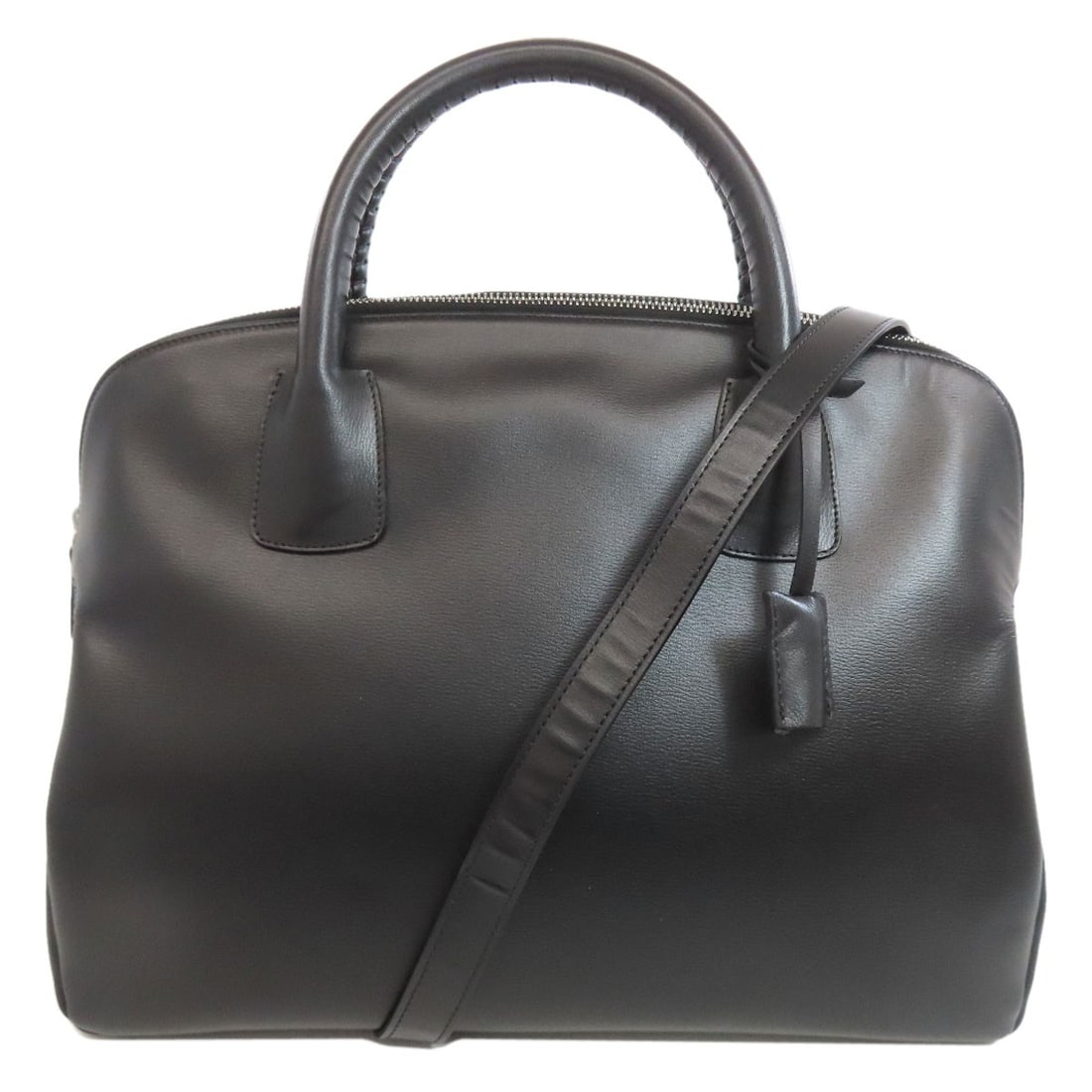 PVC BALLY 2WAY Handbag: PVC BALLY 2WAY Handbag Elevate your style with the sleek and modern PVC BALLY 2WAY handbag, boasting a chic black exterior made from durable PVC material that's both water-resistant and easy to
