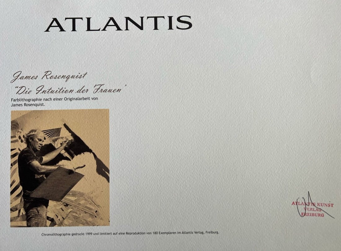 Lithograph James Rosenquist - 13