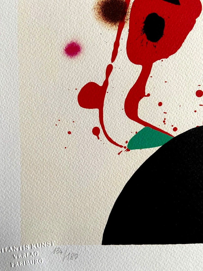 Numbered Joan Mir Lithograph Op - 4