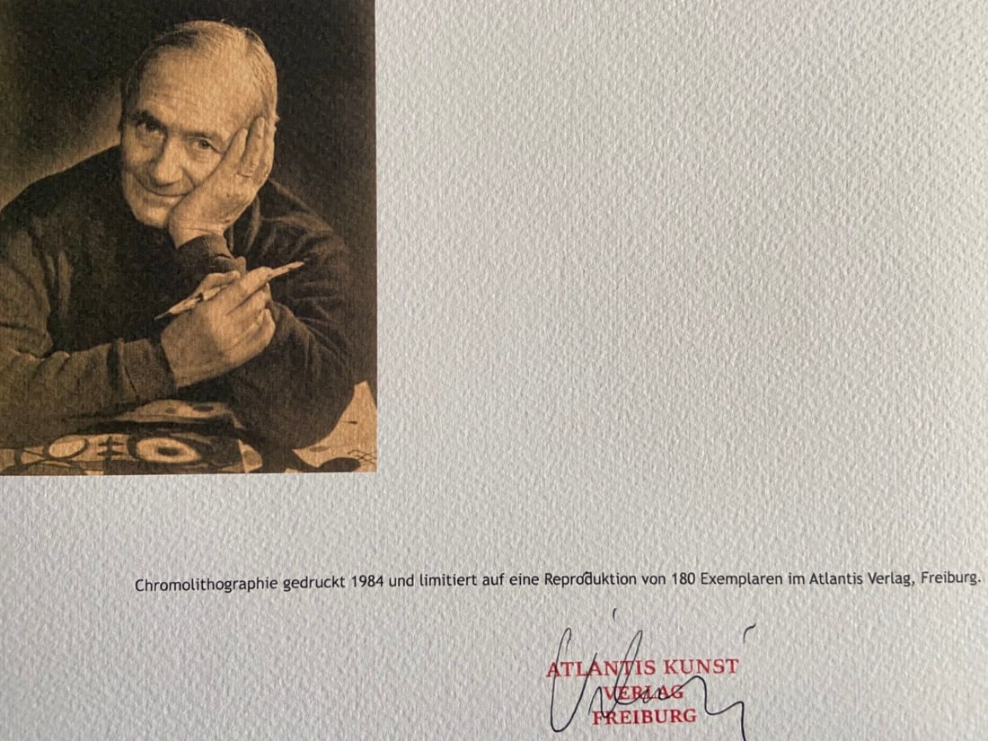 Numbered Joan Mir Lithograph Op - 8