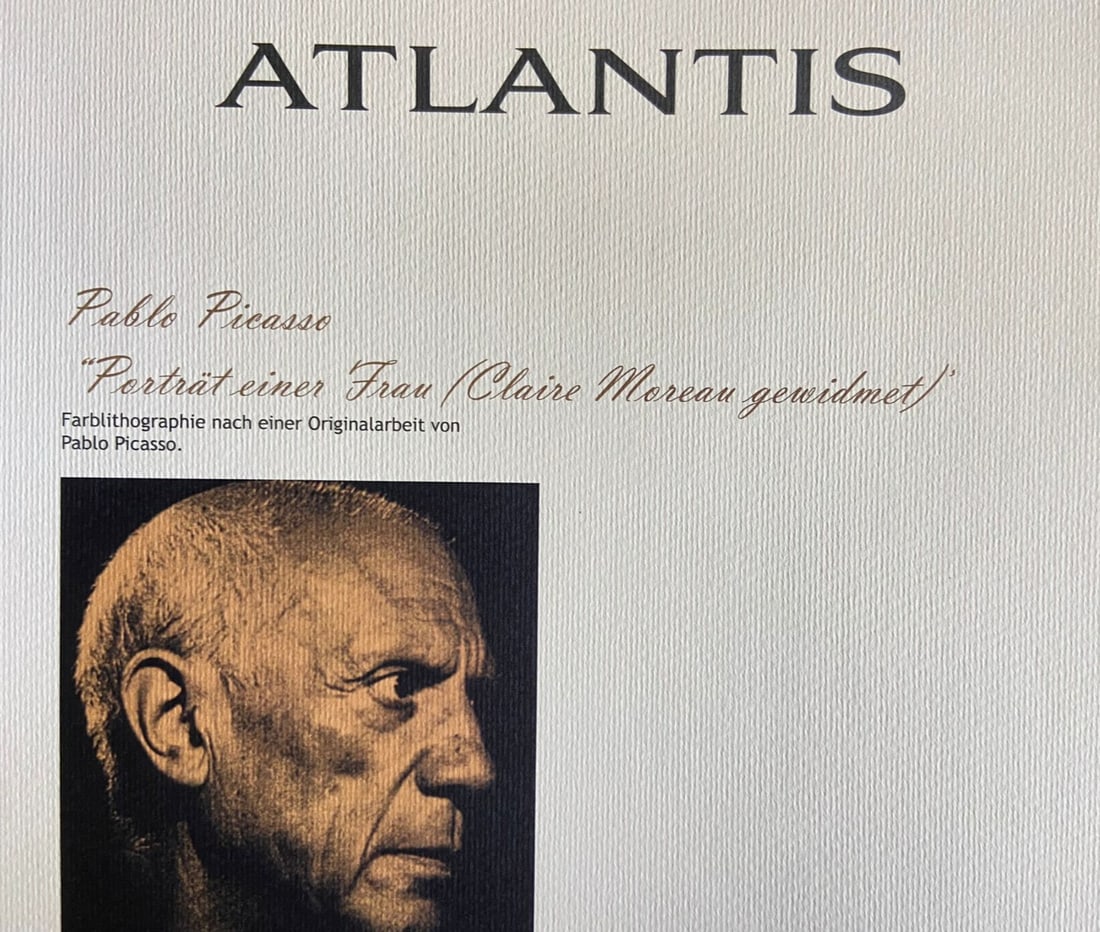 Numbered Pablo Picasso Lithograph - 10