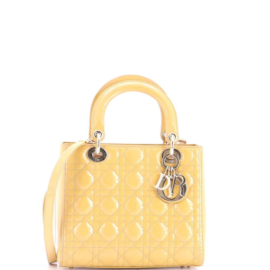 Christian Dior Lady Bag Cannage Quilt Patent Medium: Christian Dior Lady Bag Cannage Quilt Patent Medium The Christian Dior Lady Bag Cannage Quilt Patent Medium is a timeless, neutral-toned masterpiece that exudes elegance and sophistication. With its q
