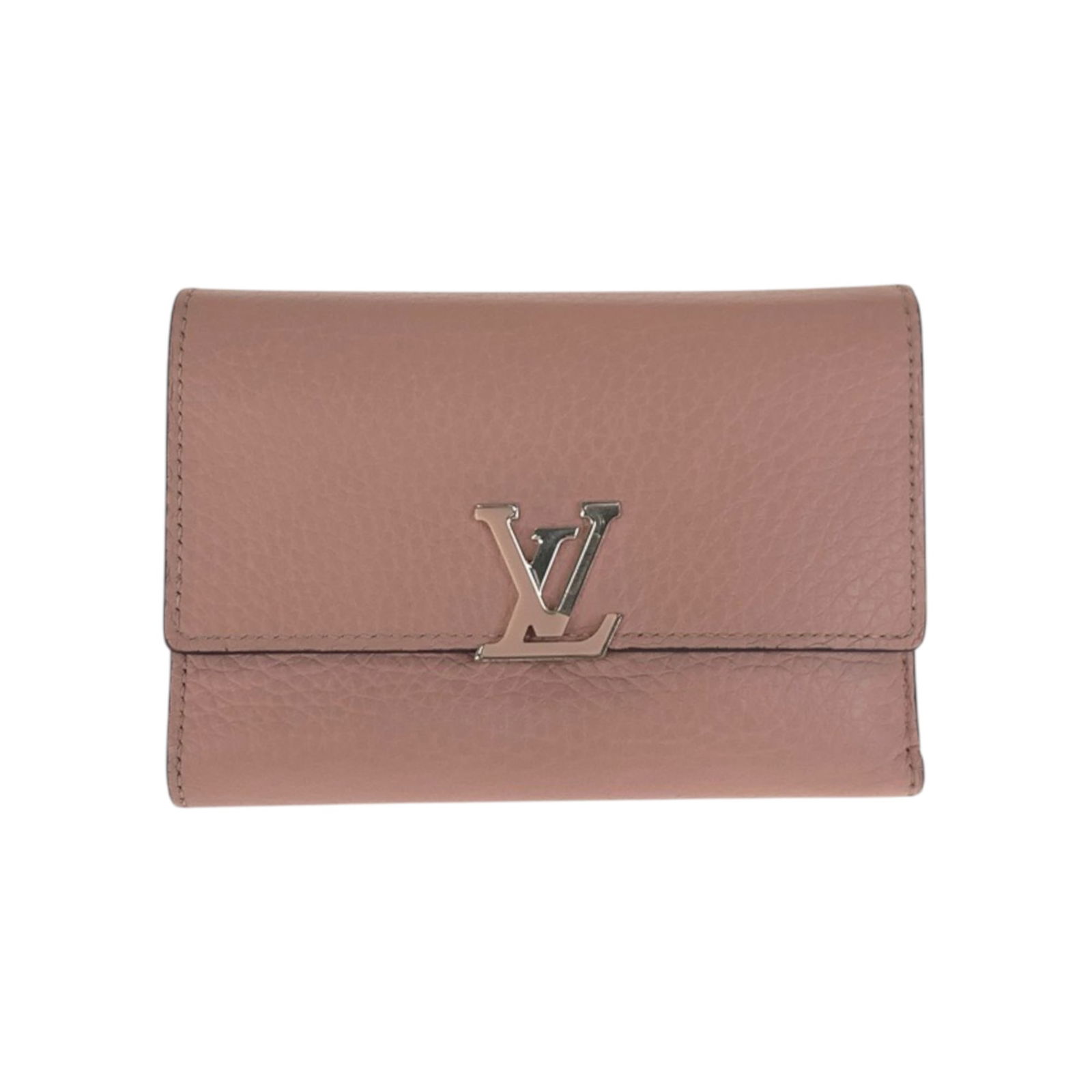 Louis Vuitton Cuir Ombre Leather Coin Purse: Louis Vuitton Cuir Ombre Leather Coin Purse A stunning Louis Vuitton Cuir Ombre Leather Coin Purse in soft pink hues, this elegant accessory is perfect for adding a touch of luxury to your everyday