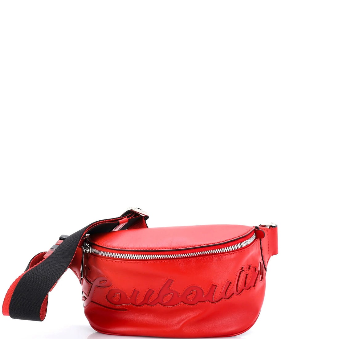 Christian Louboutin Marie Jane Waist Leather Bag: Christian Louboutin Marie Jane Waist Leather Bag The Christian Louboutin Marie Jane Waist Leather Bag is a stunning, bold red leather tote with sleek lines and classic design. With its spacious