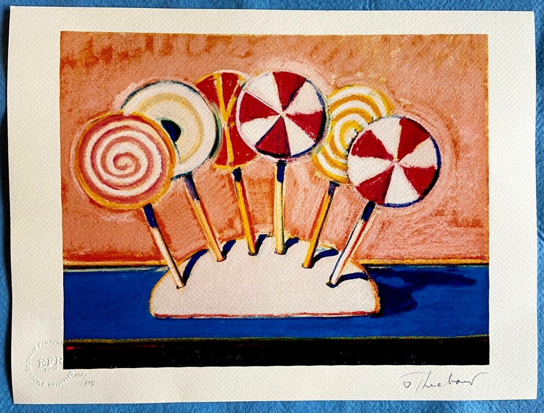Numbered Wayne Thiebaud Lithograph - 2