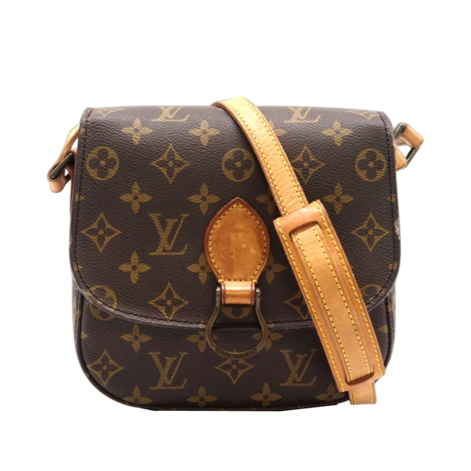 Louis Vuitton Monogram Shoulder Bag: Louis Vuitton Monogram Shoulder Bag Own the timeless elegance of Louis Vuitton with this iconic Monogram Shoulder Bag, boasting the classic brown monogram pattern and sleek design that exudes