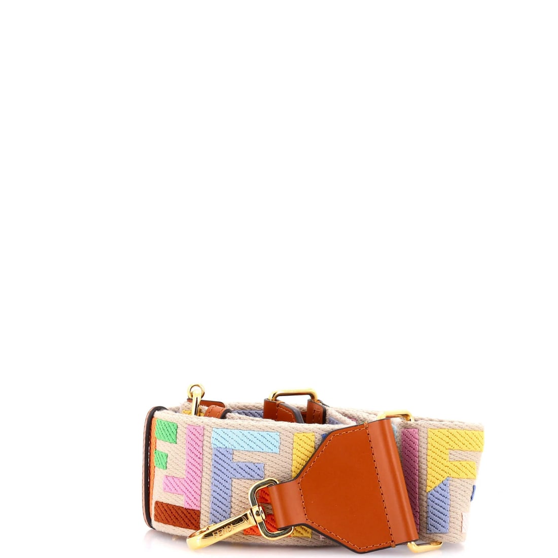Fendi Strap You Shoulder Multicolor Zucca Canvas with Leather: Fendi Strap You Shoulder Multicolor Zucca Canvas with Leather Add a pop of color and whimsy to your wardrobe with the iconic Fendi Strap You Shoulder bag, boasting a vibrant multicolor zucca canvas