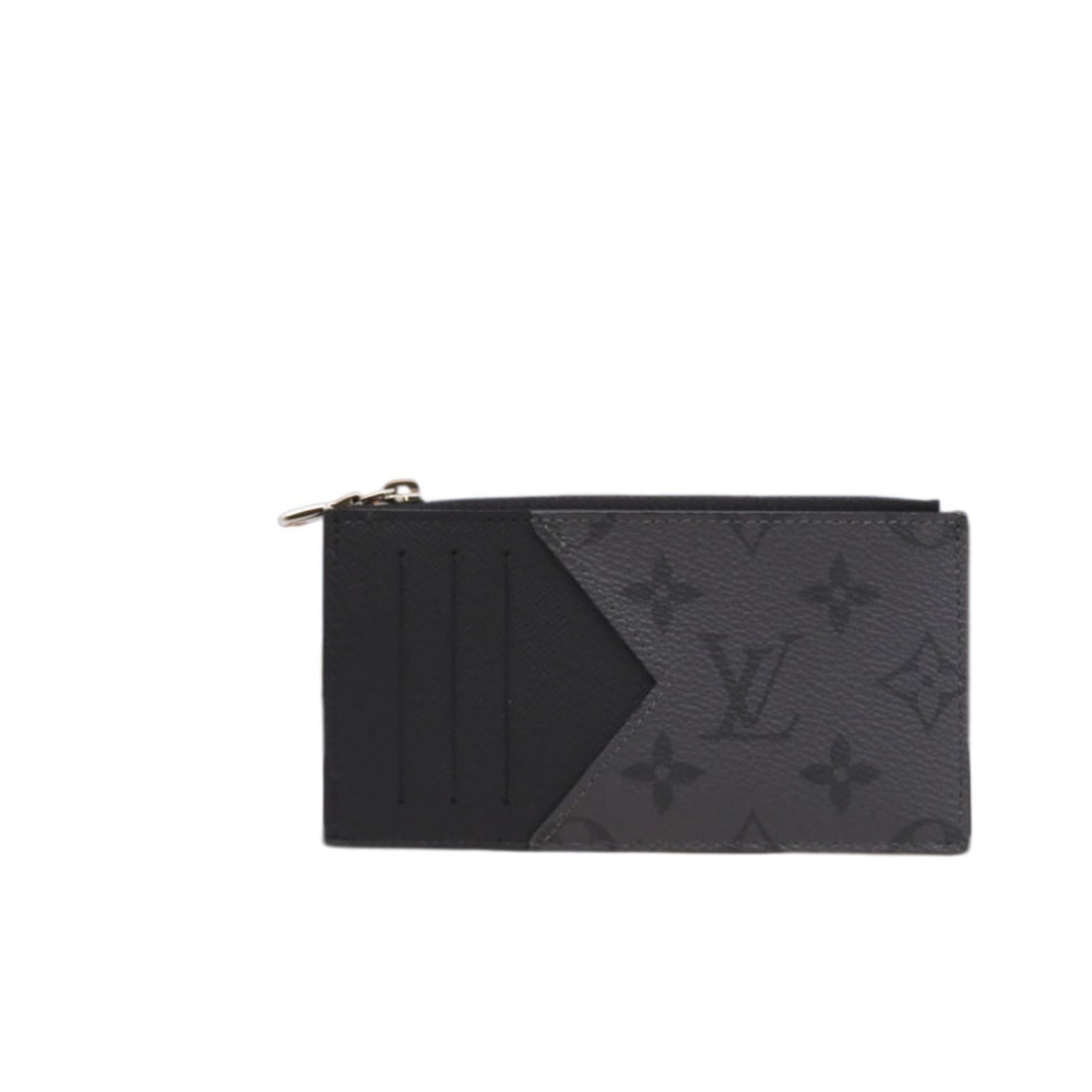 Louis Vuitton Coin Purse - Coated Canvas: Louis Vuitton Coin Purse - Coated Canvas A sleek and stylish Louis Vuitton coin purse in black coated canvas, perfect for adding a touch of luxury to your everyday essentials. With its classic design