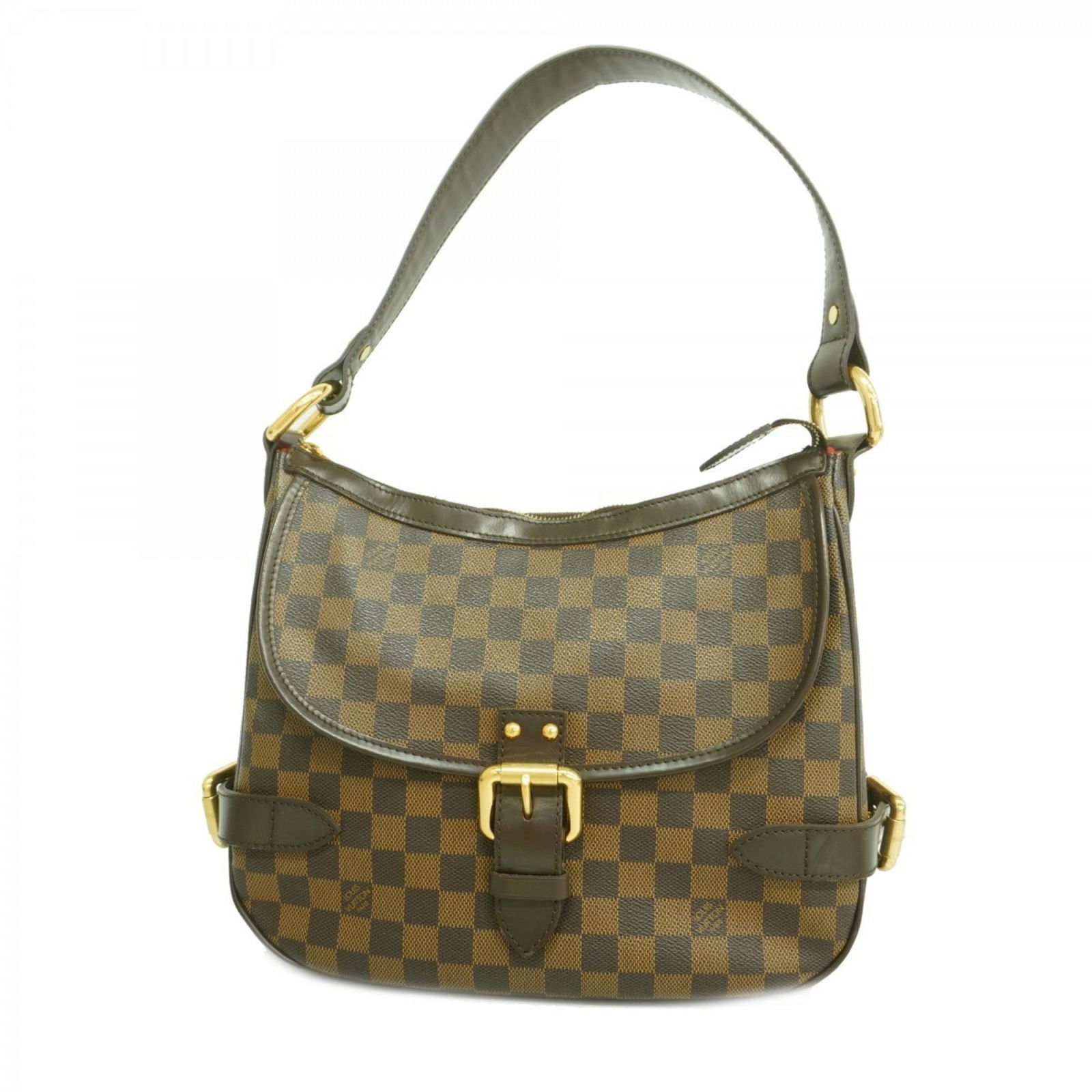 Bag Louis Vuitton Shoulder: Bag Louis Vuitton Shoulder A stylish and timeless piece, this Louis Vuitton shoulder bag boasts the iconic Ebene monogram pattern and sleek design that's perfect for everyday use. With its spacious in