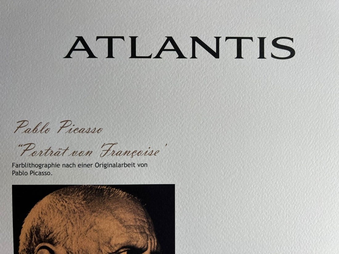 Limited Pablo Picasso Lithograph Numbered - 10