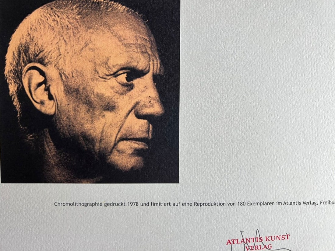 Limited Pablo Picasso Lithograph Numbered - 11