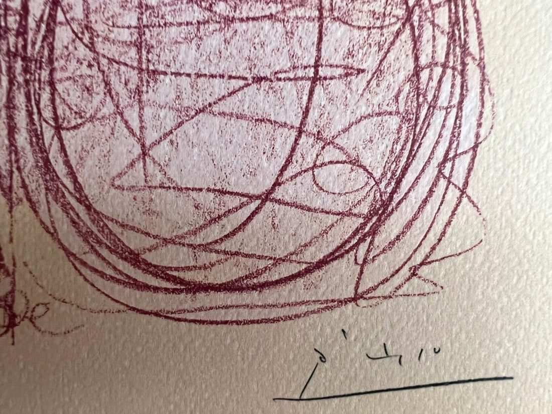 Limited Pablo Picasso Lithograph Numbered - 8