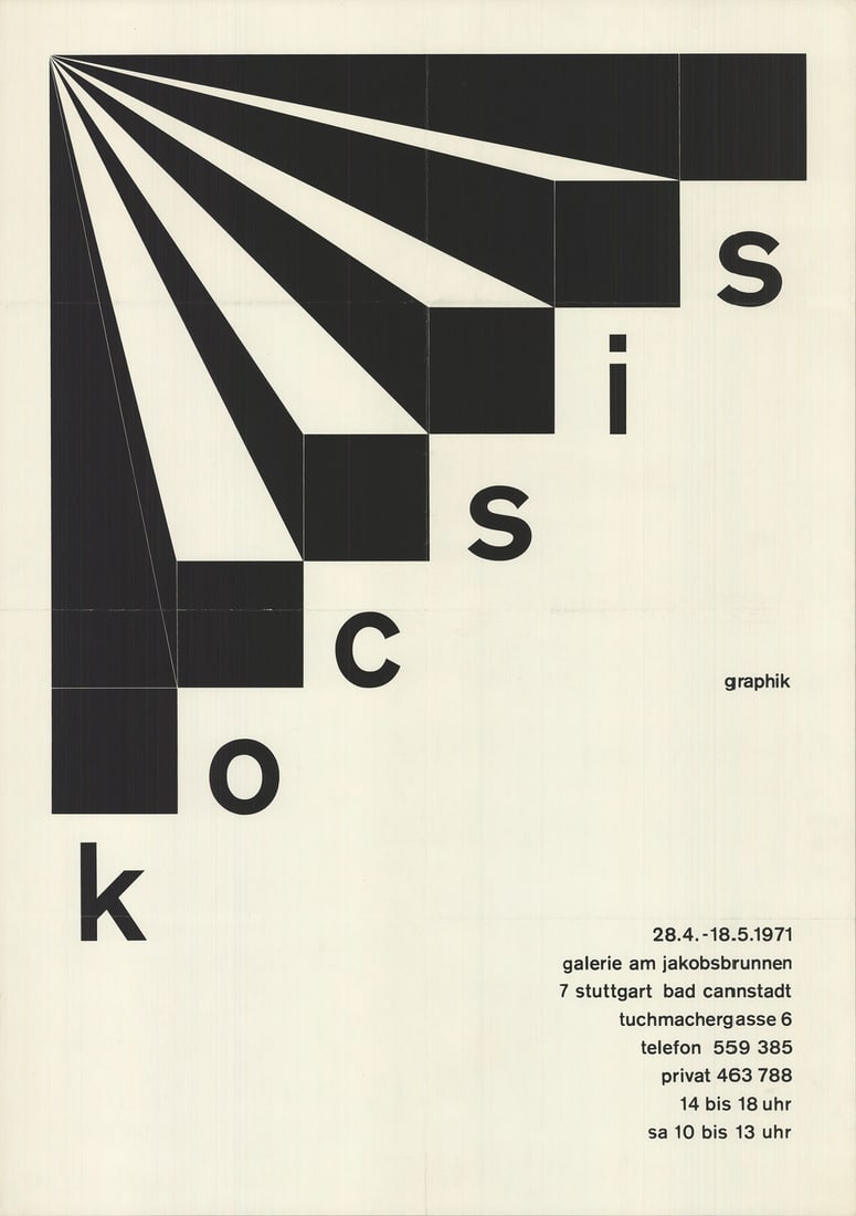 White IMRE KOCSIS Graphik 34" x 24" Lithograph 1971 Vintage Black: White IMRE KOCSIS Graphik 34" x 24" Lithograph 1971 Vintage Black Imre Kocsis' 1971 vintage lithograph, Graphik, is a stunning example of American art from the early 20th century. Measuring 34" x
